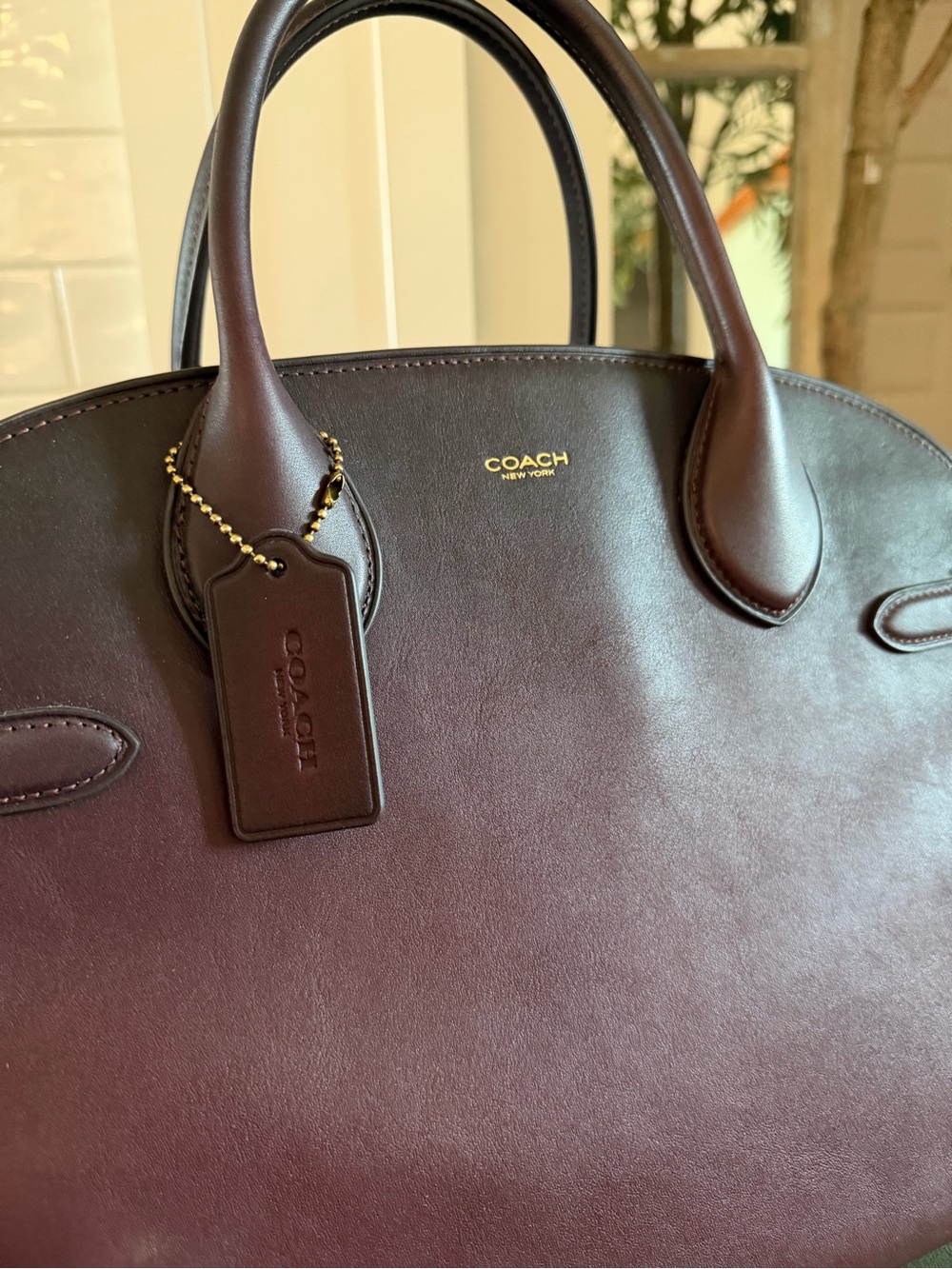 NEW COACH “Soft Empire Carryall Bag 40” MERLOT - Picture 7 of 16
